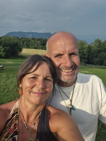 Susanne Steidl und Manfred FrankWorkshop / Infostand